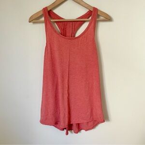 Lululemon Yogi Everyday Tank Heathered Cape Red Size Large